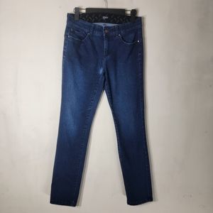 4/$20 Jones  New York Skinny Stretch Midrise Dark Blue Jeans Size 6
